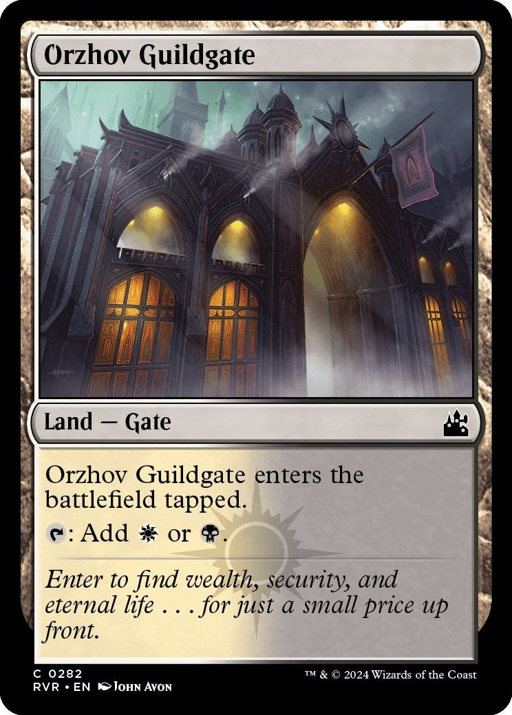 Orzhov Guildgate (282) (RVR) Japanese