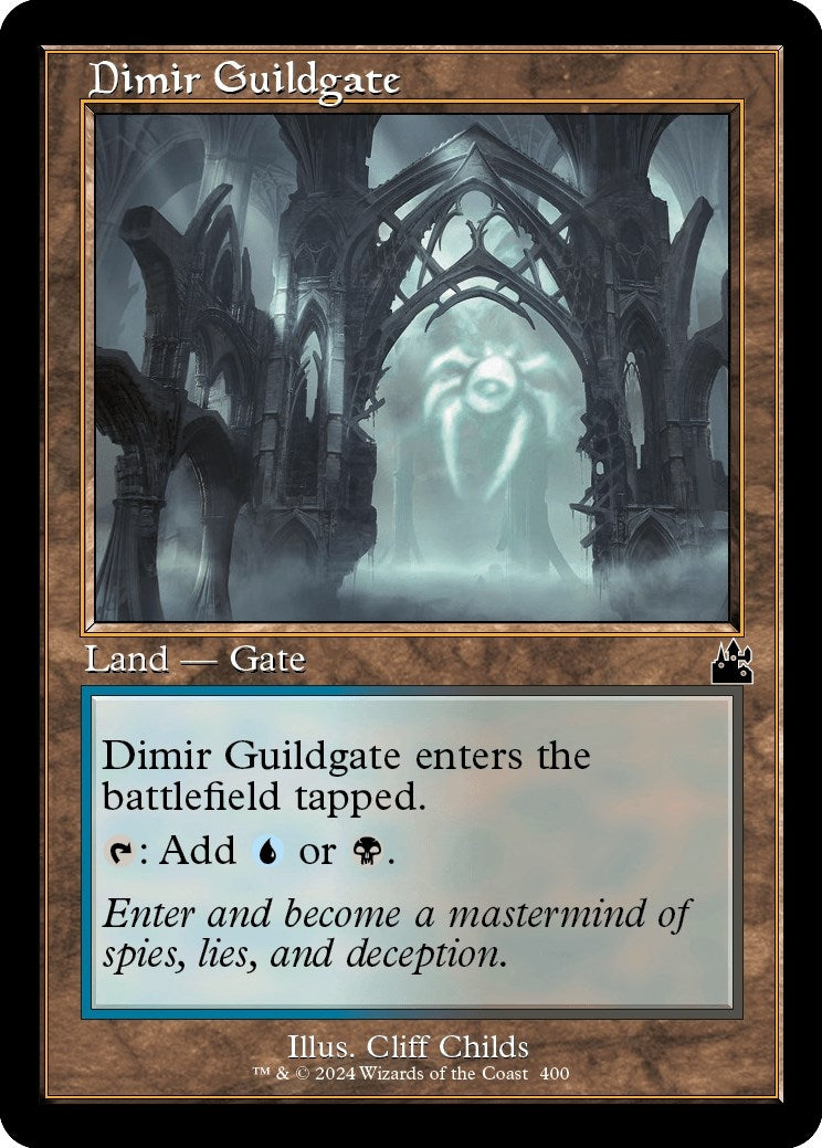Image for Dimir Guildgate (Retro Frame) (400) (RVR) - Magic: The Gathering