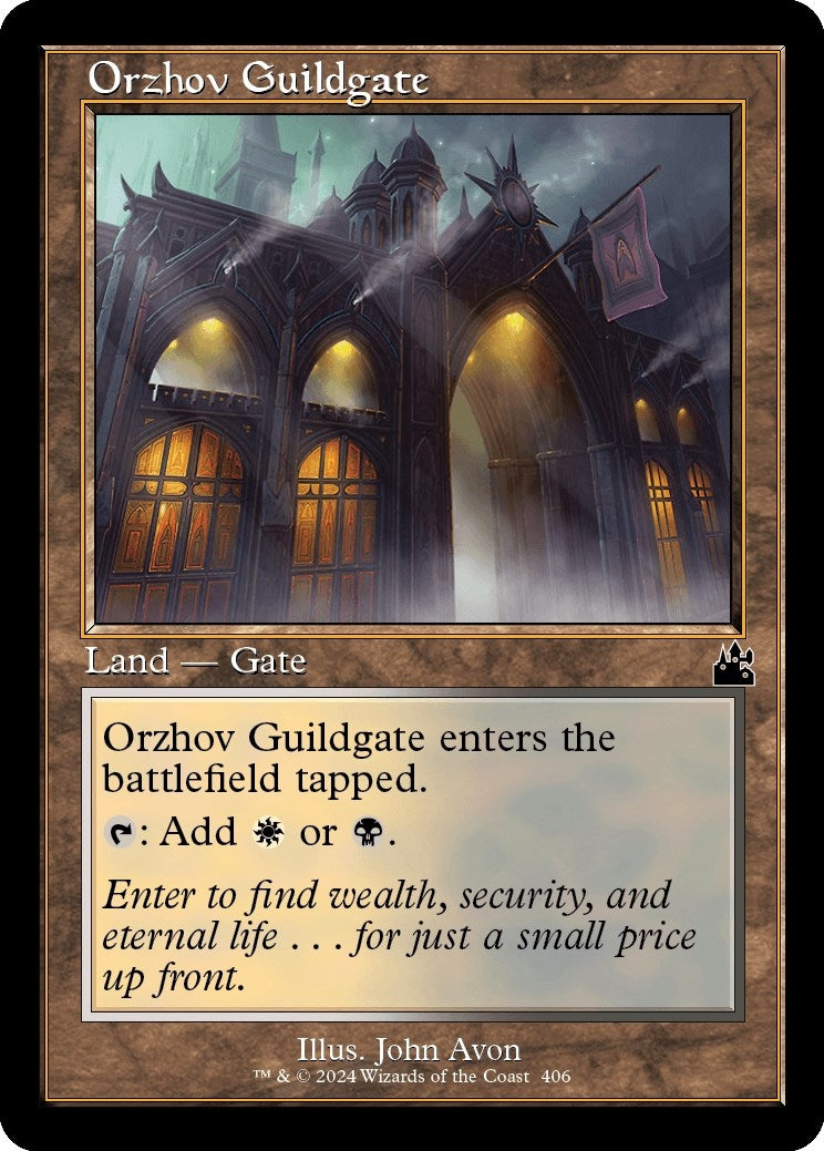 Orzhov Guildgate (Retro Frame) (406) (RVR) Japanese