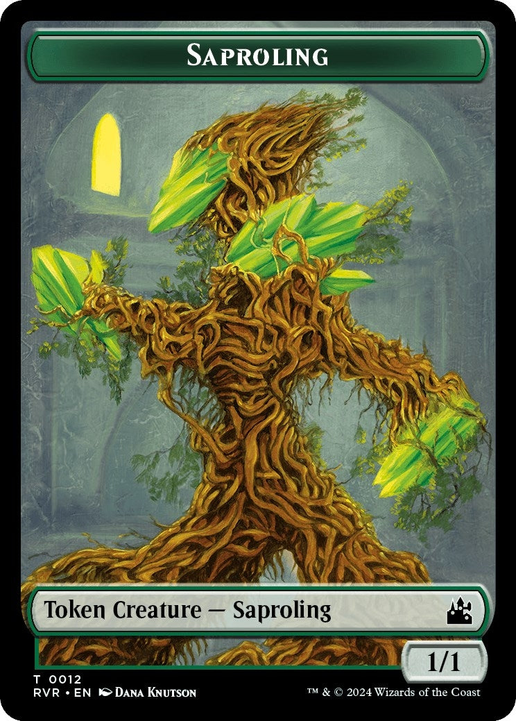 Image for Saproling // Spirit (0004) Double-Sided Token (12 // 4) (RVR) - Magic: The Gathering