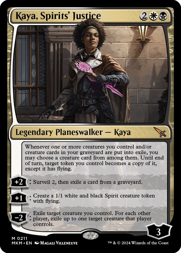 Image for Kaya, Spirits' Justice (211) (MKM) - Magic: The Gathering