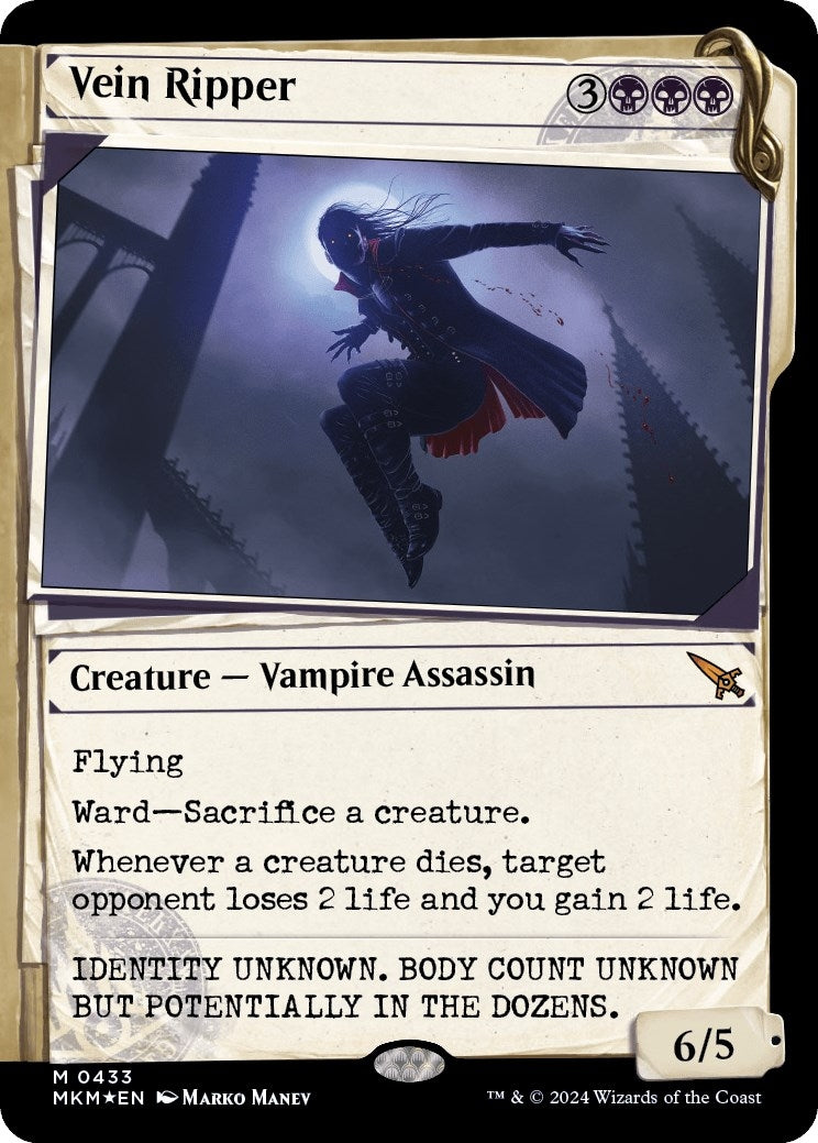 Image for Vein Ripper (Showcase) (Invisible Ink) (433) (MKM) - Magic: The Gathering