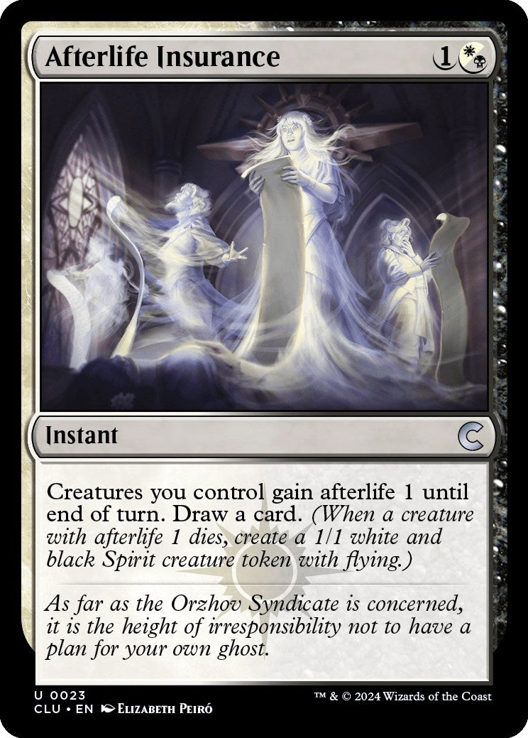 Image for Afterlife Insurance (23) (CLU) - Magic: The Gathering