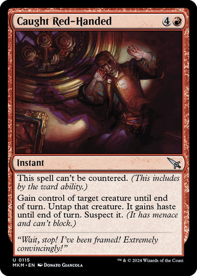 Caught Red-Handed (115) (MKM)