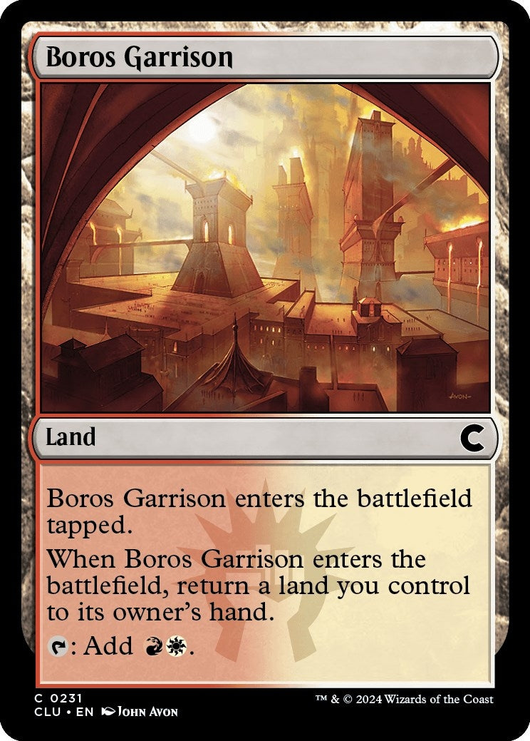 Image for Boros Garrison (231) (CLU) - Magic: The Gathering