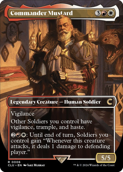Commander Mustard (Borderless) (6) (CLU)