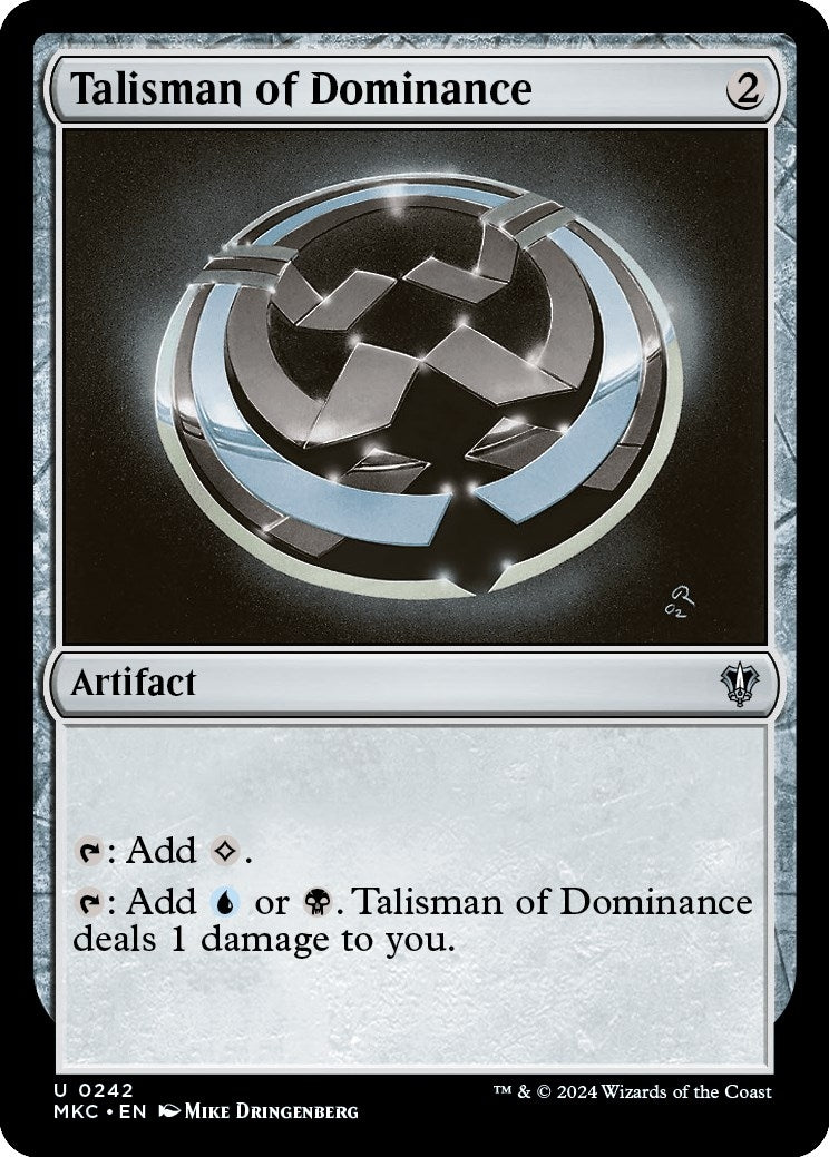 Image for Talisman of Dominance (242) (MKC) - Magic: The Gathering