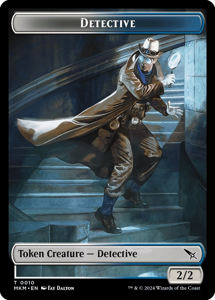 Image for Detective Token (10) (MKM) - Magic: The Gathering