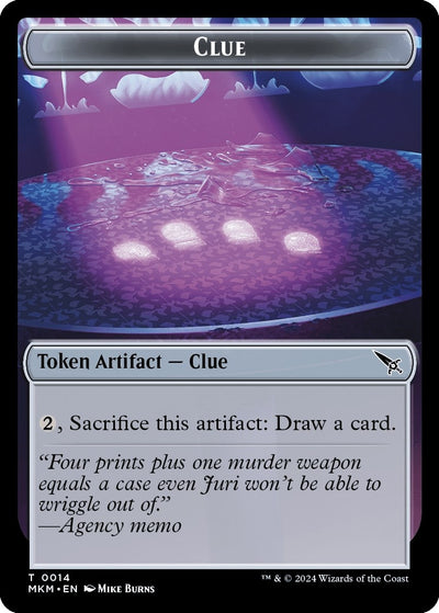 Clue (0014) // A 0041 Double-Sided Token (14 // 41) (MKM)