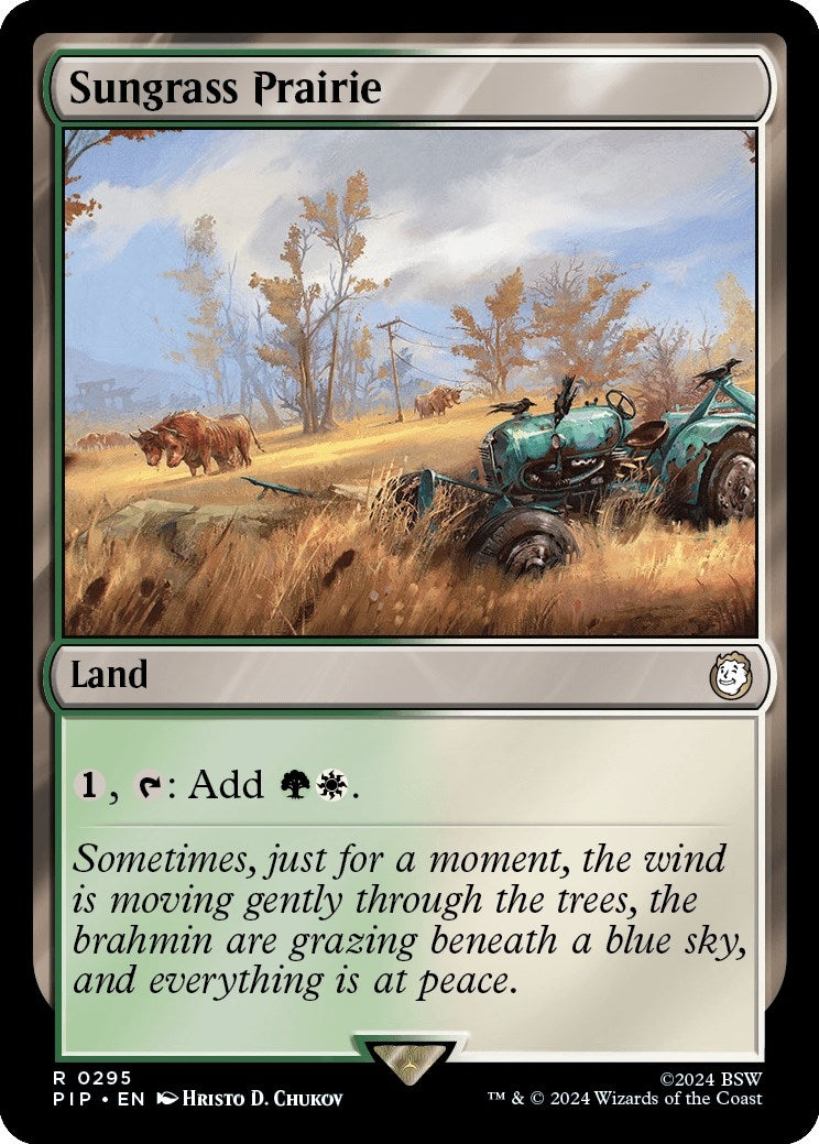 Image for Sungrass Prairie (295) (PIP) - Magic: The Gathering