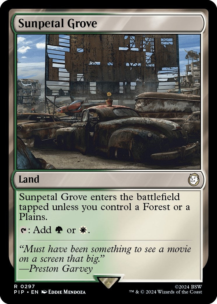 Image for Sunpetal Grove (297) (PIP) - Magic: The Gathering