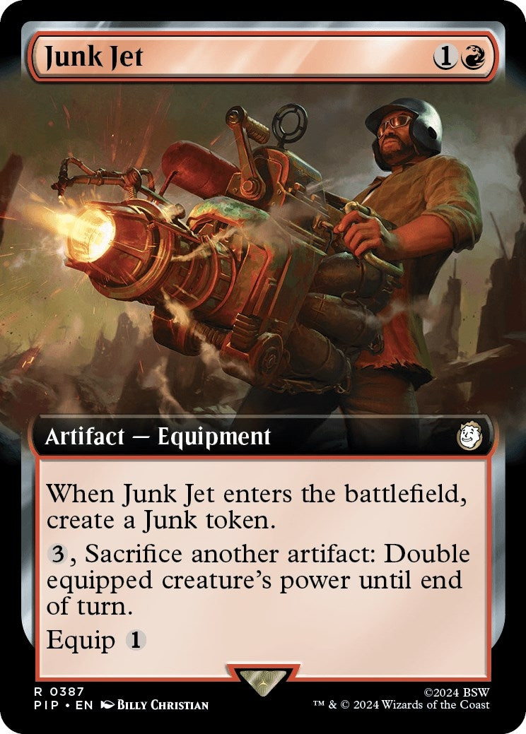 Image for Junk Jet (Extended Art) (387) (PIP) - Magic: The Gathering