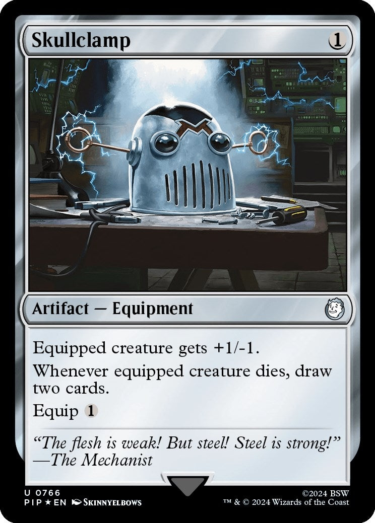 Image for Skullclamp (Surge Foil) (766) (PIP) - Magic: The Gathering