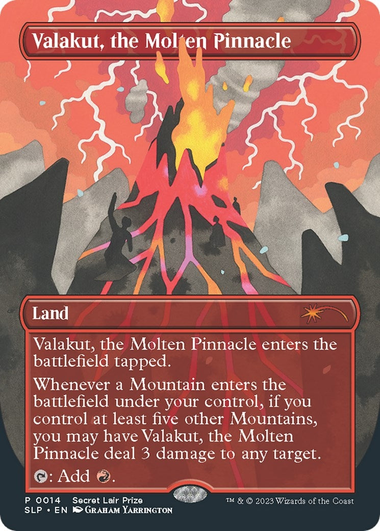 Image for Valakut, the Molten Pinnacle (14) (SLP) - Magic: The Gathering