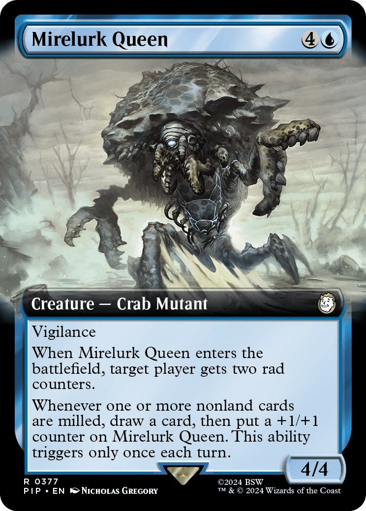 Image for Mirelurk Queen (Extended Art) (377) (PIP) - Magic: The Gathering