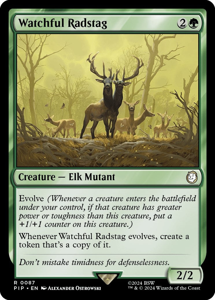 Image for Watchful Radstag (87) (PIP) - Magic: The Gathering