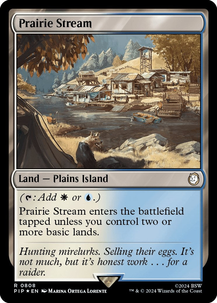 Image for Prairie Stream (Surge Foil) (808) (PIP) - Magic: The Gathering
