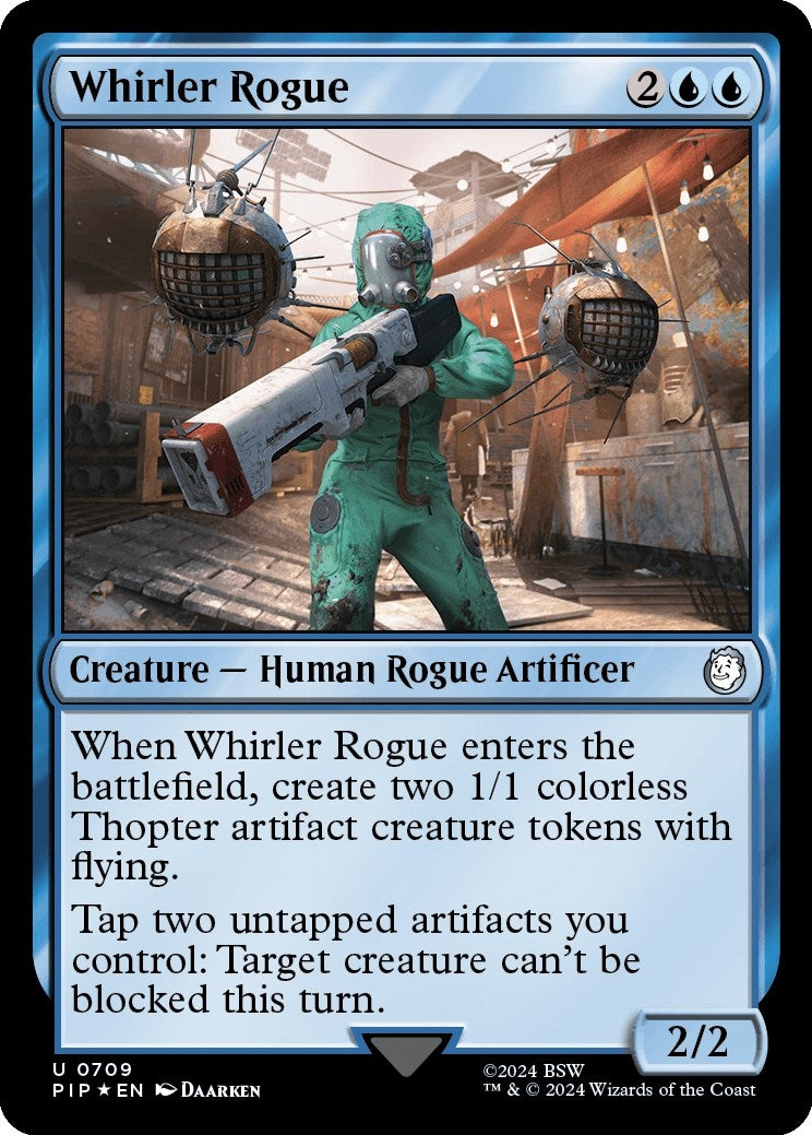 Image for Whirler Rogue (Surge Foil) (709) (PIP) - Magic: The Gathering