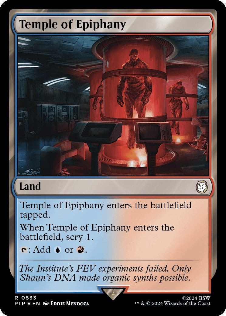 Image for Temple of Epiphany (Surge Foil) (833) (PIP) - Magic: The Gathering
