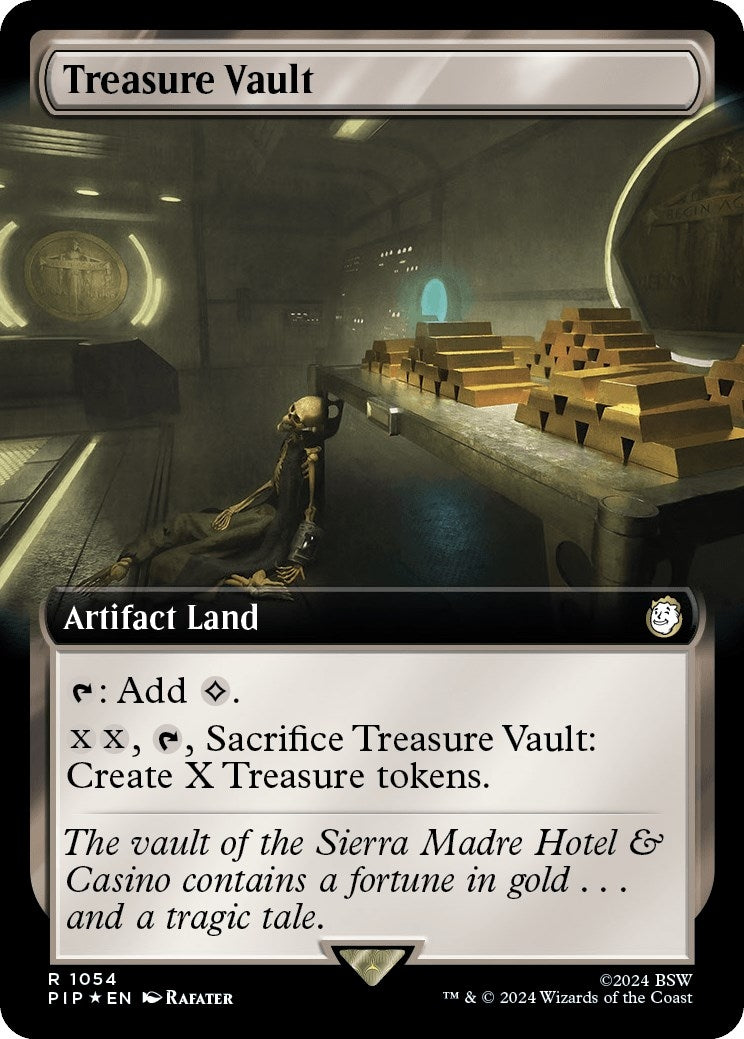 Image for Treasure Vault (Extended Art) (Surge Foil) (1054) (PIP) - Magic: The Gathering