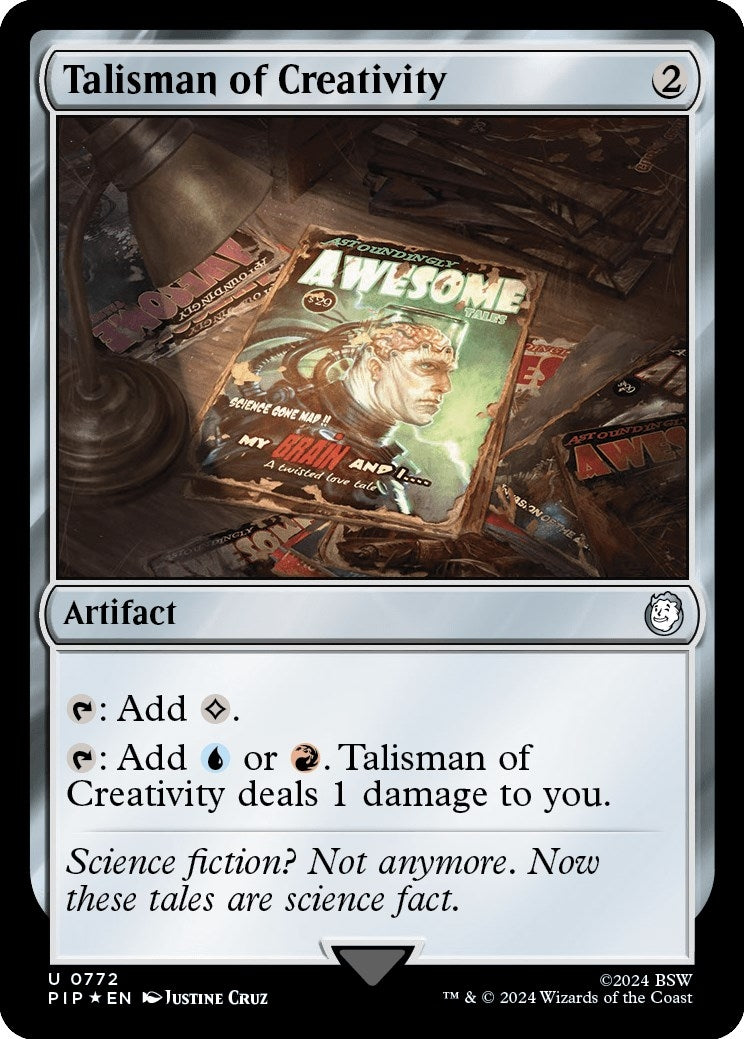 Image for Talisman of Creativity (Surge Foil) (772) (PIP) - Magic: The Gathering