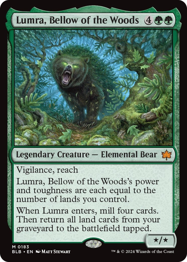 Image for Lumra, Bellow of the Woods (183) (BLB) - Magic: The Gathering