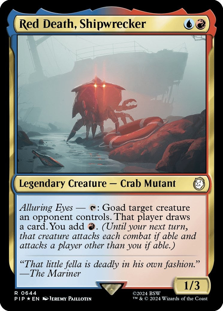 Image for Red Death, Shipwrecker (Surge Foil) (644) (PIP) - Magic: The Gathering