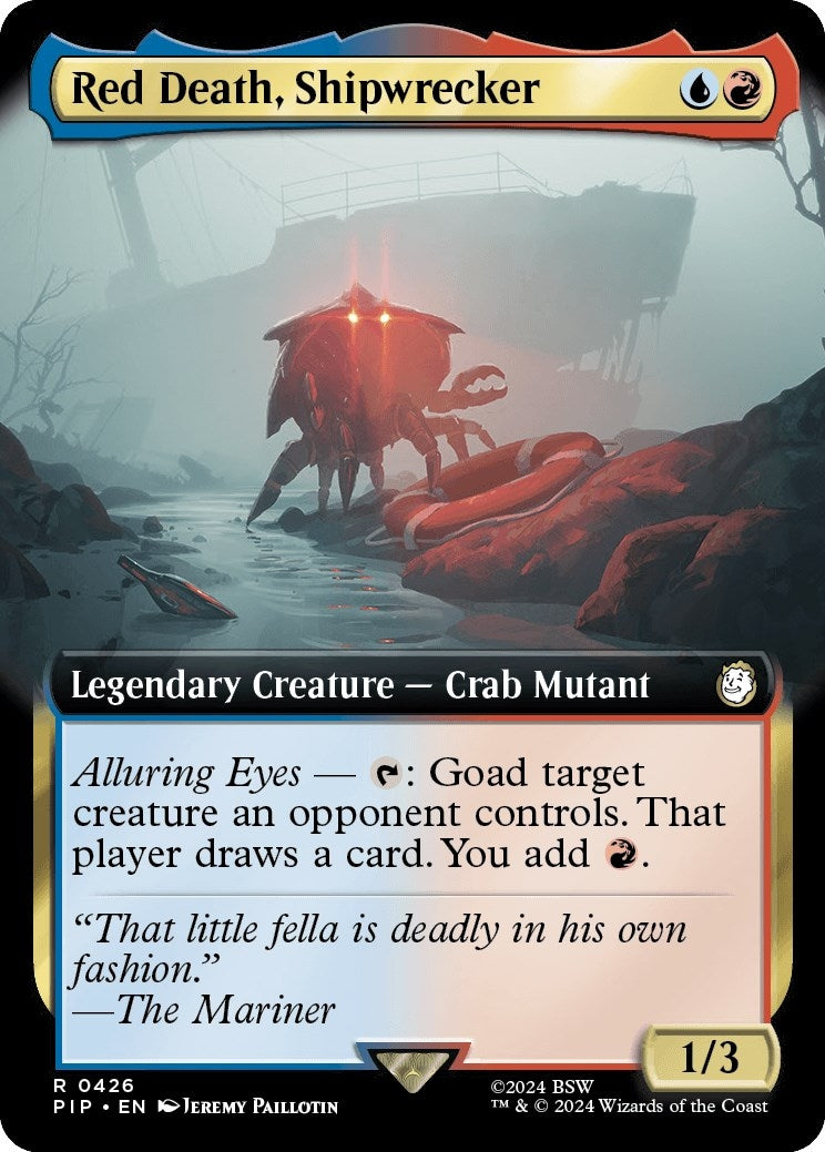 Image for Red Death, Shipwrecker (Extended Art) (426) (PIP) - Magic: The Gathering