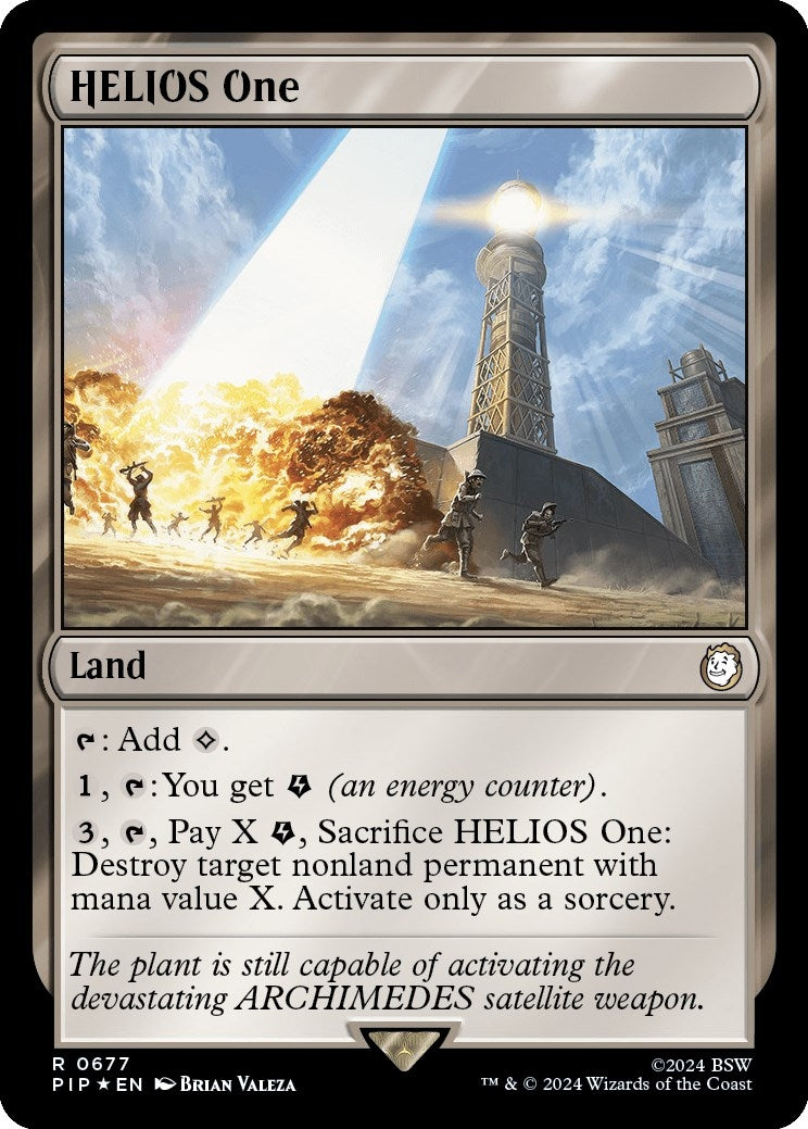 Image for HELIOS One (Surge Foil) (677) (PIP) - Magic: The Gathering