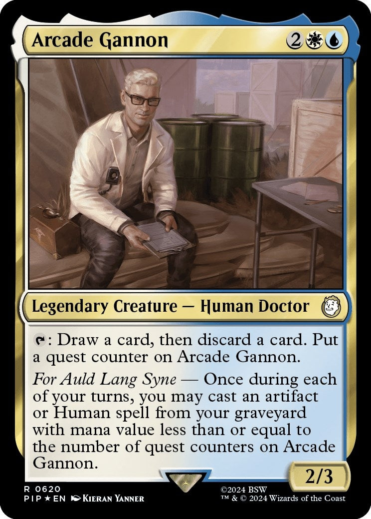 Image for Arcade Gannon (Surge Foil) (620) (PIP) - Magic: The Gathering