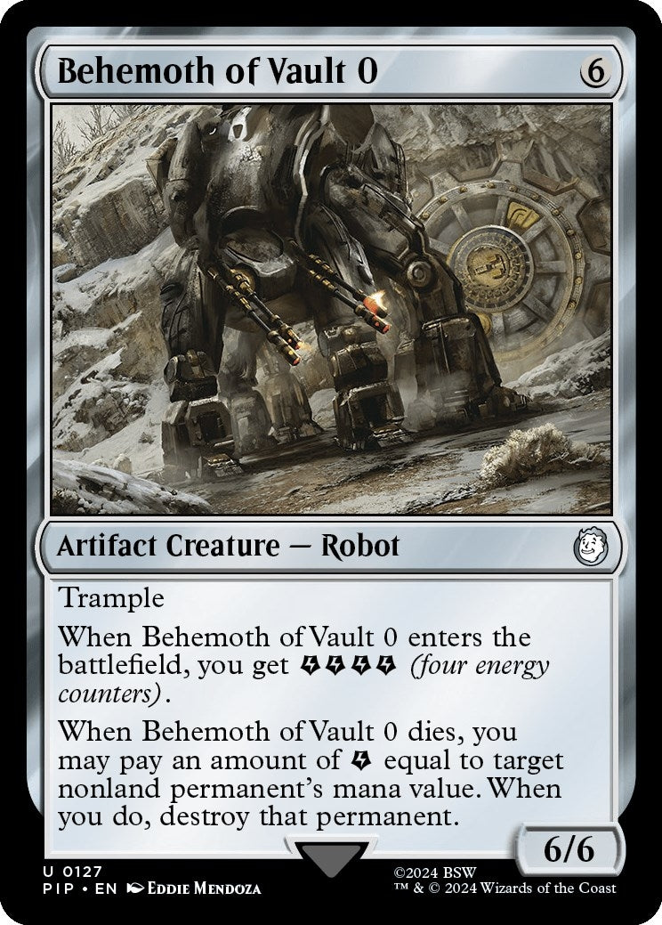 Image for Behemoth of Vault 0 (127) (PIP) - Magic: The Gathering