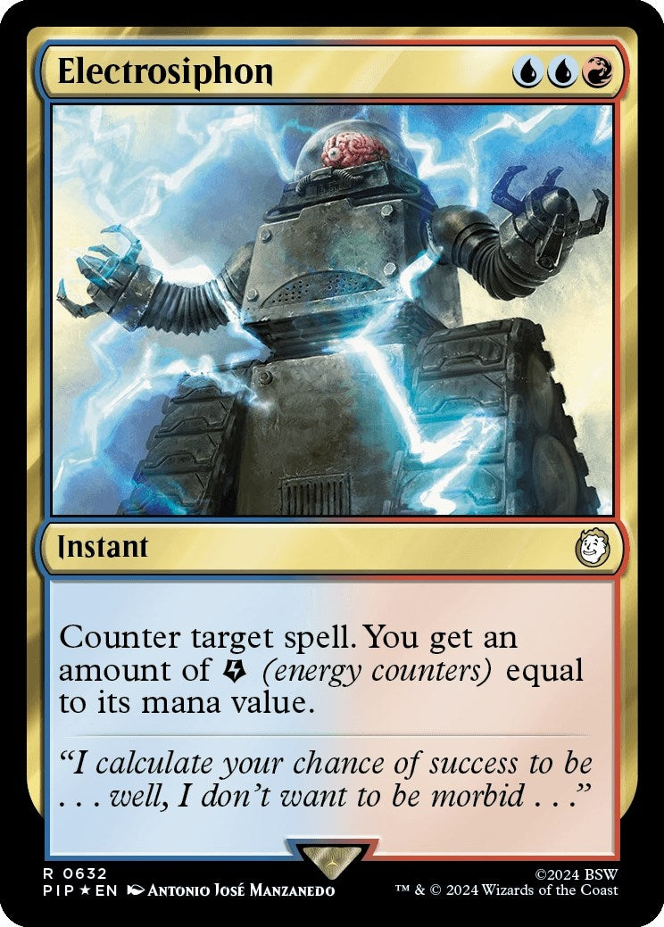 Image for Electrosiphon (Surge Foil) (632) (PIP) - Magic: The Gathering