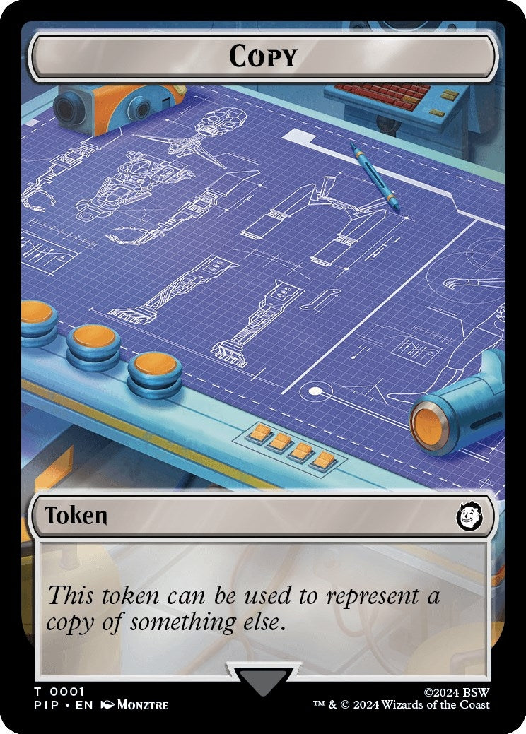 Image for Copy // Clue Double-Sided Token (1 // 11) (PIP) - Magic: The Gathering