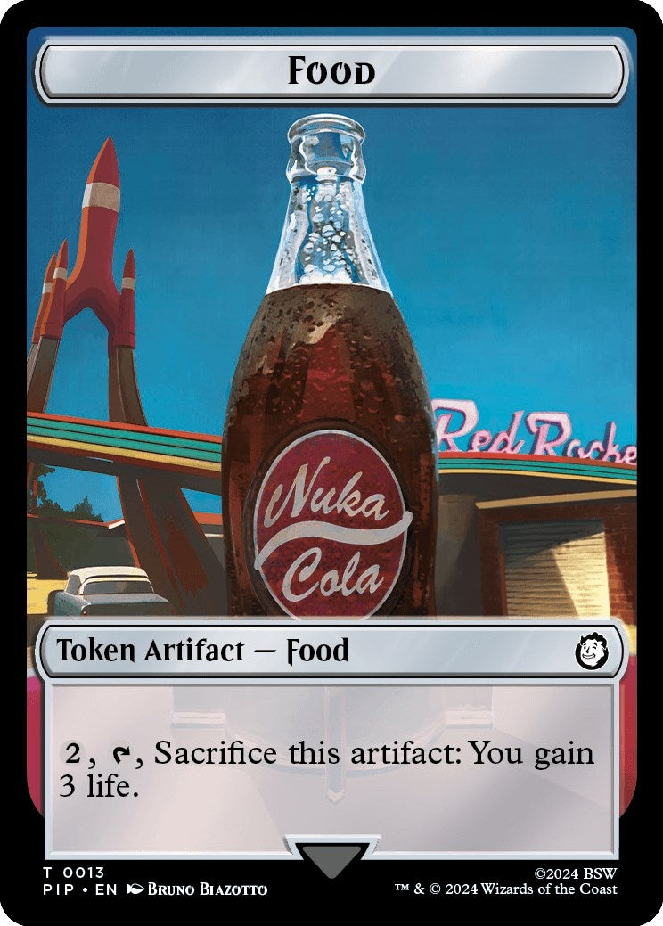Image for Food (0013) // Copy Double-Sided Token (13 // 1) (PIP) - Magic: The Gathering