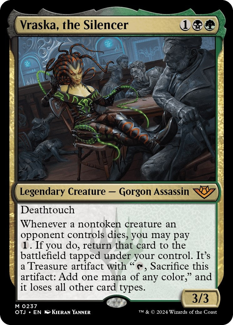 Image for Vraska, the Silencer (237) (OTJ) - Magic: The Gathering