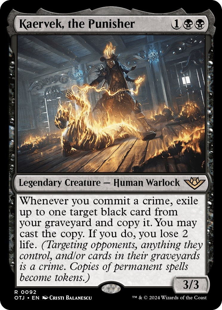 Image for Kaervek, the Punisher (92) (OTJ) - Magic: The Gathering