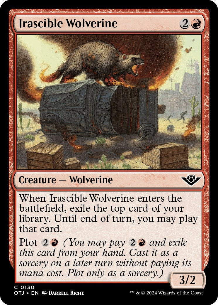 Irascible Wolverine (130) (OTJ) French