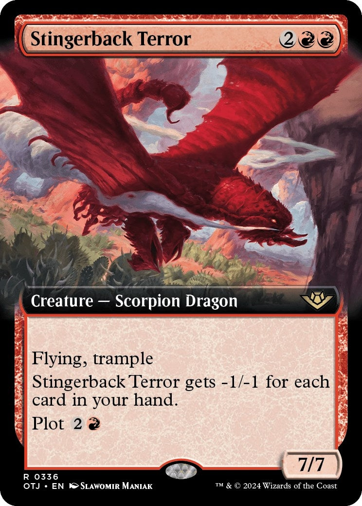 Image for Stingerback Terror (Extended Art) (336) (OTJ) - Magic: The Gathering