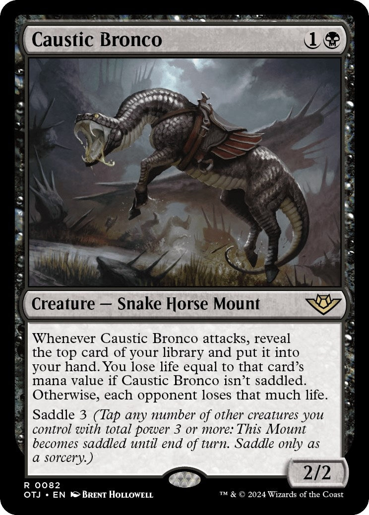 Image for Caustic Bronco (82) (OTJ) - Magic: The Gathering