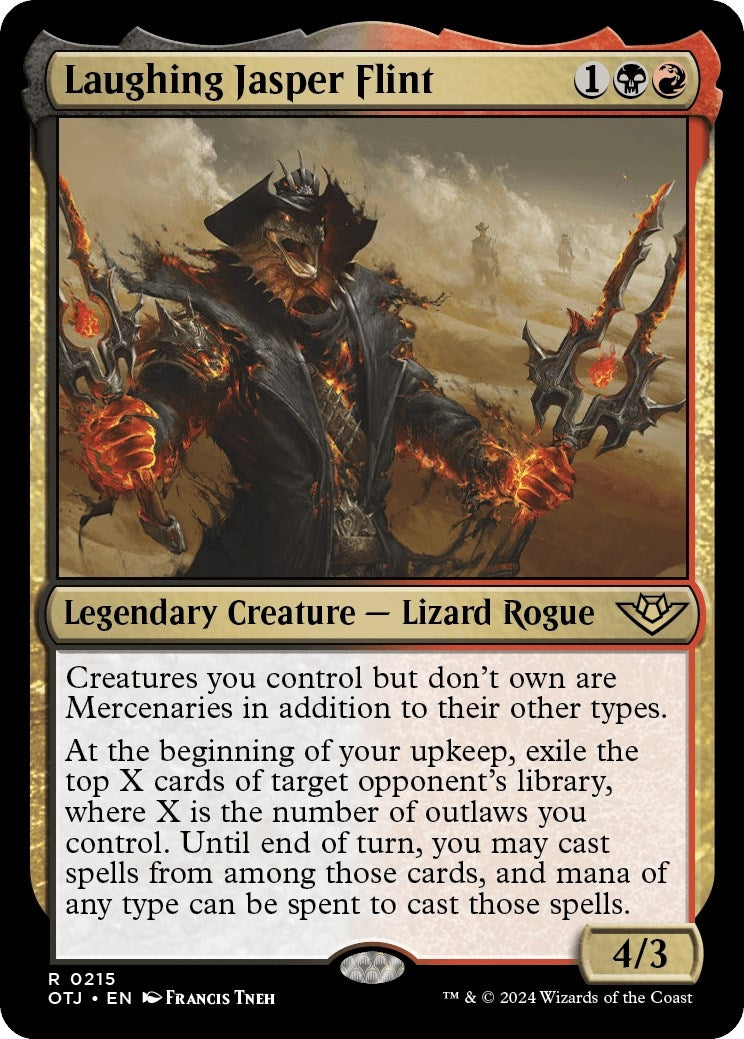 Image for Laughing Jasper Flint (215) (OTJ) - Magic: The Gathering