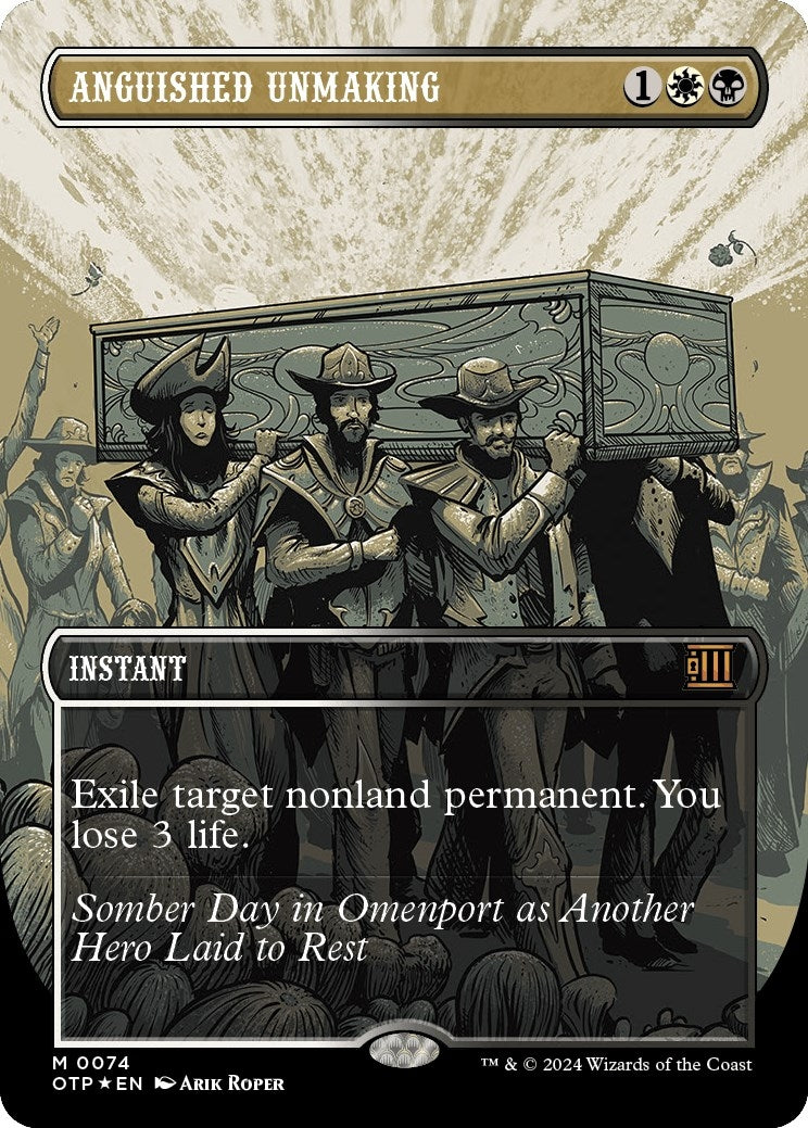 Image for Anguished Unmaking (Textured Foil) (74) (OTP) - Magic: The Gathering