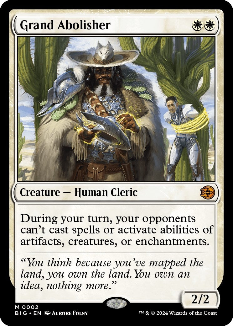 Image for Grand Abolisher (2) (BIG) - Magic: The Gathering