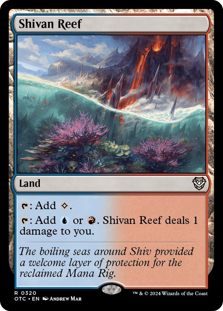 Image for Shivan Reef (320) (OTC) - Magic: The Gathering