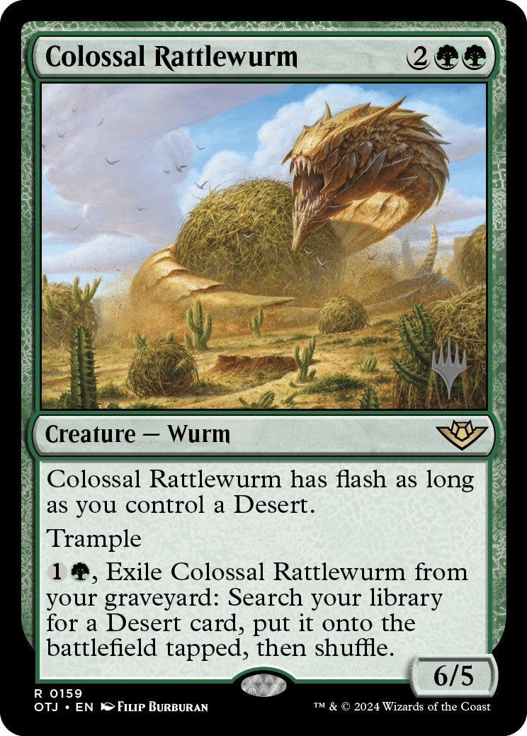 Image for Colossal Rattlewurm (159) (PPOTJ) - Magic: The Gathering