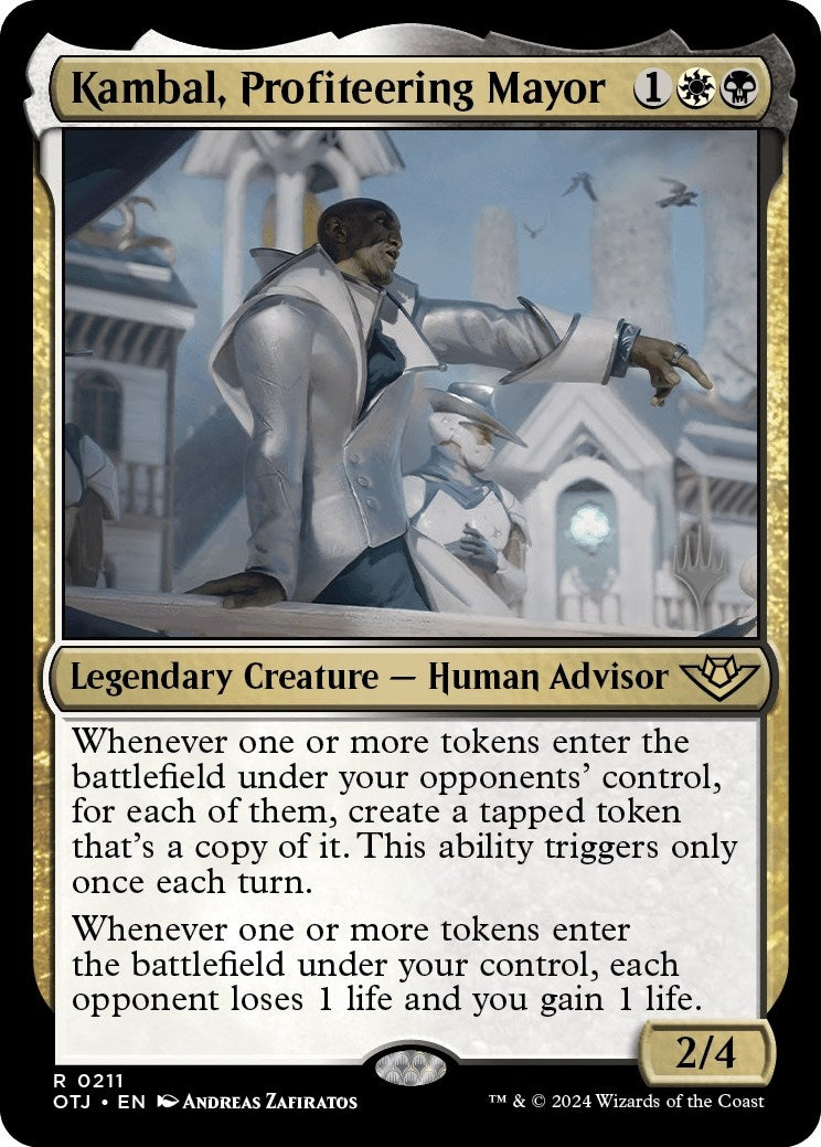 Image for Kambal, Profiteering Mayor (211) (PPOTJ) - Magic: The Gathering