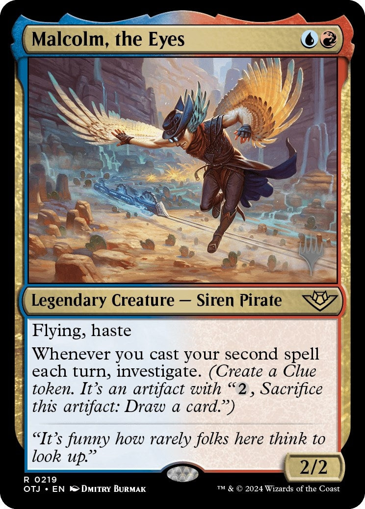 Image for Malcolm, the Eyes (219) (PPOTJ) - Magic: The Gathering