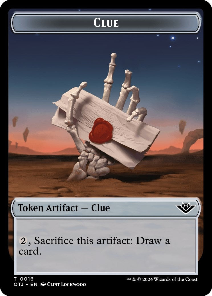 Image for Clue Token (16) (OTJ) - Magic: The Gathering