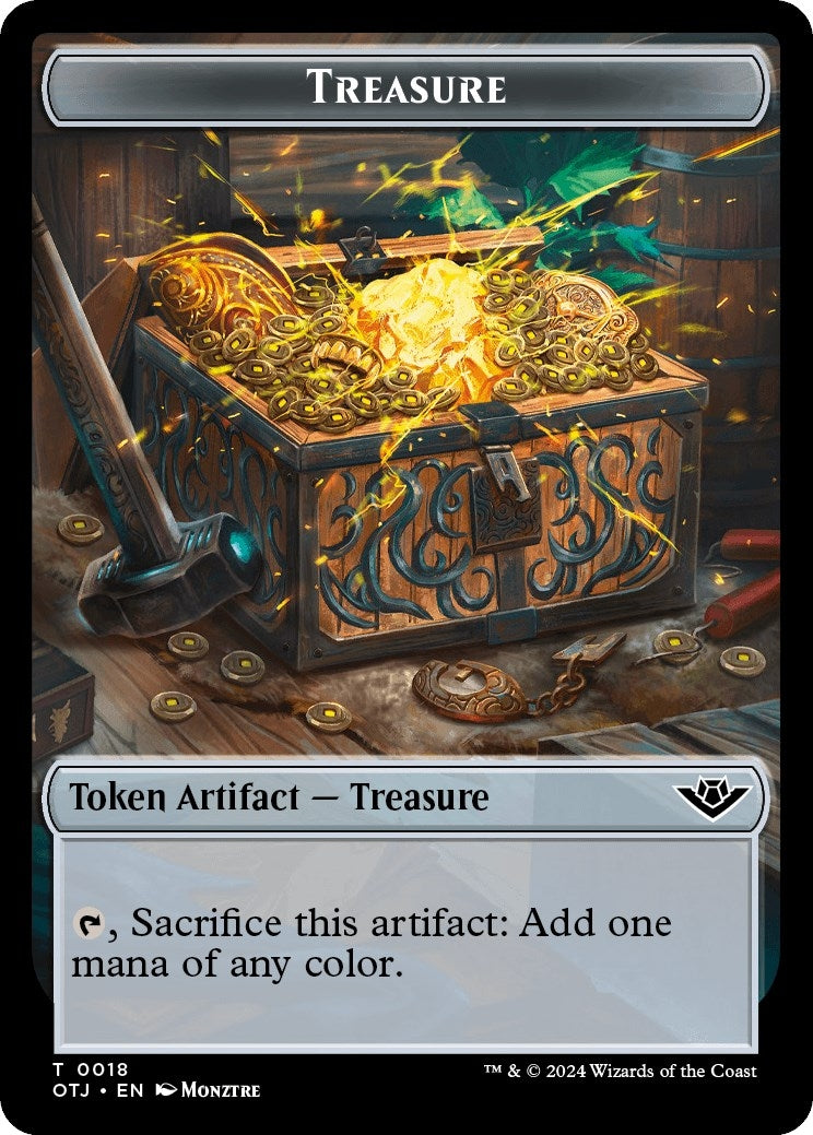 Image for Treasure Token (18) (OTJ) - Magic: The Gathering