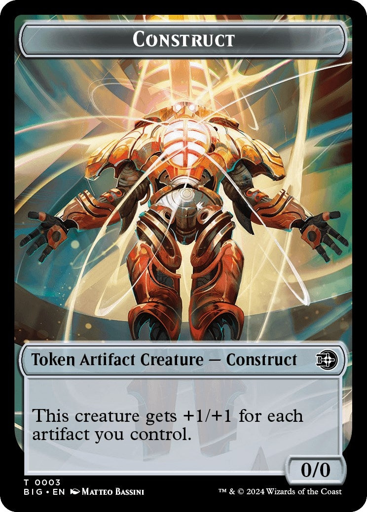 Image for Construct Token (3) (BIG) - Magic: The Gathering