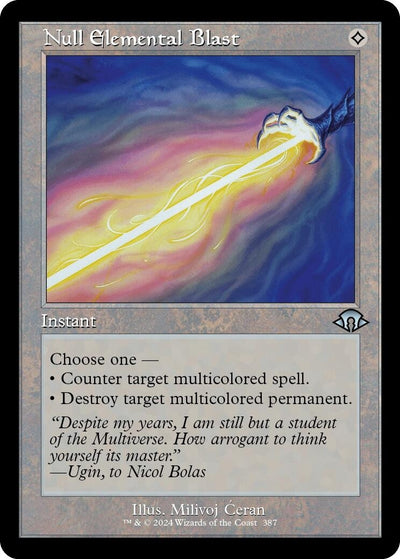 Null Elemental Blast (Retro Frame) (387) (MH3)